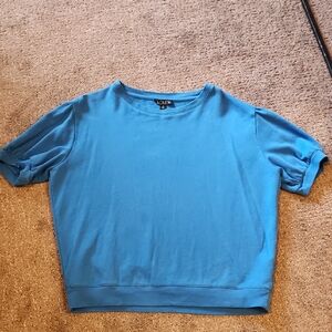 J. Crew Vibrant Blue Short Sleeve Top